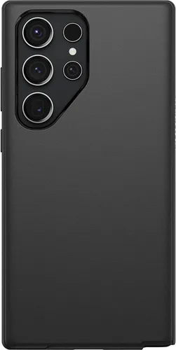 Vista 2 de OtterBox Galaxy S23 Ultra (solamente) - Funda de la serie Symmetry - Negro, ultra suave, compatible con carga inalámbrica, bordes elevados que