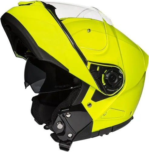 Vista 6 de Daytona Helmets Glide - Casco modular de motocicleta – Casco de motocicleta abatible aprobado por DOT – Casco de motocicleta de cara completa listo