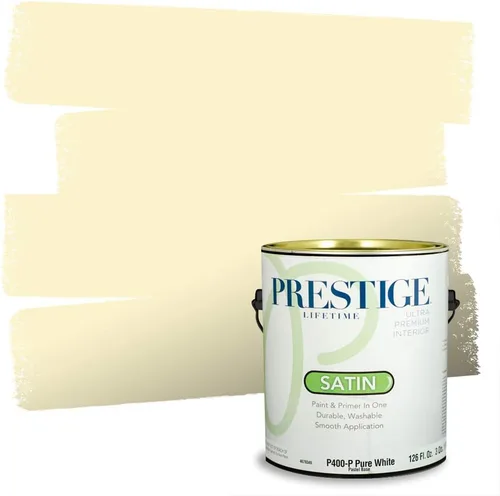 Vista 85 de PRESTIGE Pinturas de pintura exterior e imprimación en uno, 1 galón, plano, combinación comparable de Benjamin Moore* Pila de heno