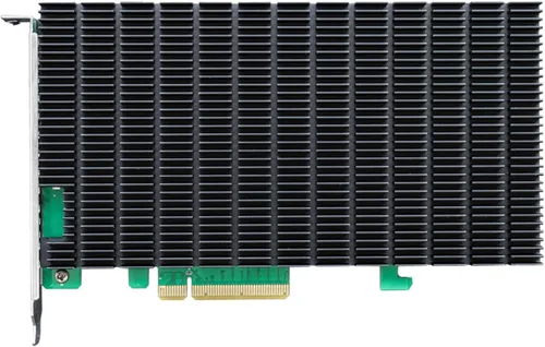 Vista 11 de HighPoint HBA M.2 Rocket 1104 PCIe Gen3 NVMe HBA de 4 puertos para sistemas Windows, Mac, Linux y VMWare.