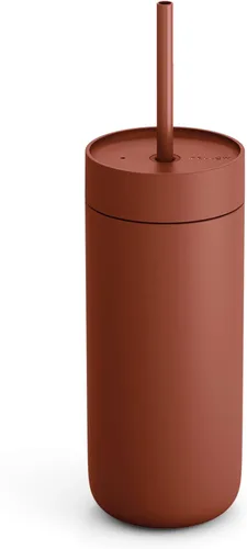 Vista 15 de Fellow Carter - Vaso de cerámica fría con forro de 16 onzas con tapa con popote, sin BPA No Metallic Taste, Cold 18 Hours, Stainless Steel