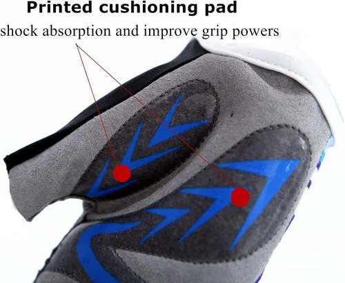 Vista 2 de Guantes de ciclismo para niños para deportes al aire libre bicicleta de montaña y carretera barras para niños y niñas de 2 a 10 años con almohadilla