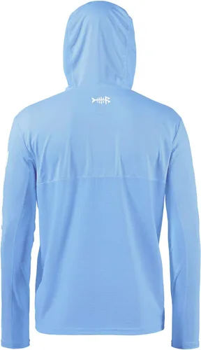 Vista 2 de BASSDASH UPF 50+ - Sudadera con capucha para hombre, protección solar UV, manga larga, rendimiento