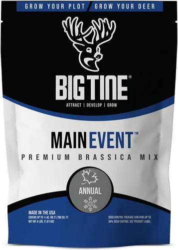 Vista 13 de Big Tine Mezcla de parcelas de alimentos, nabos Advantage, bolsa de 3 libras, anual otoño/invierno, extremadamente versátil, resistente a la sequía