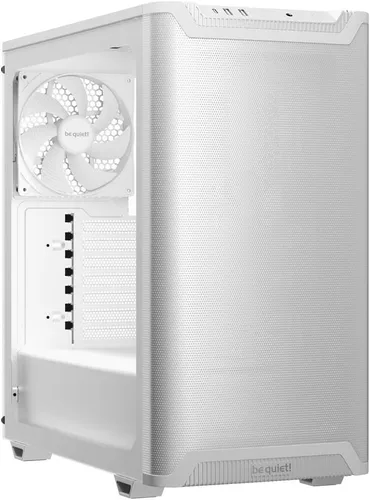 Vista 13 de be quiet! Carcasa de PC Pure Base 501 blanca 2 ventiladores silenciosos preinstalados Carcasa media USB 3.2 Gen Carcasa de PC silenciosa