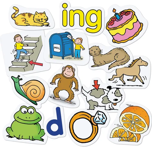 Vista 3 de Learning Resources Gráfico de bolsillo para familias de palabras y centro