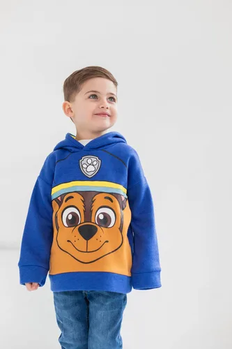 Vista 2 de Paw Patrol Chase Marshall Rubble Zuma - Sudadera con capucha de forro polar para niños pequeños