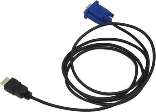 Vista 2 de BLUE ELF Cable HDMI a VGA chapado en oro 1080P HDMI macho a VGA macho adaptador de video activo cable convertidor (6 pies/5.9 ft)