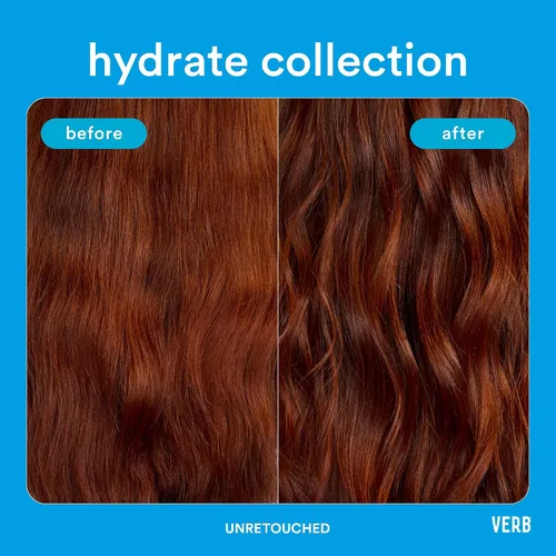 Vista 8 de VERB Hydrate Oil - Add Moisture -Increases Shine - Smooth Frizz - Heat Protection for Dry + Frizzy Hair - Amber + Warm Jasmine Scent