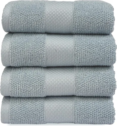 Vista 35 de MAURA Toallas de mano prémium 100% algodón de 16 x 30 pulgadas, ultra absorbentes, de secado rápido, toallas suaves para baño, toallas de mano extra