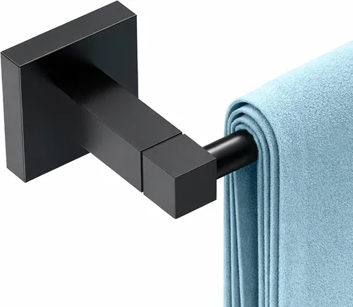 Vista 14 de RUACQ Barra para toallas de 18 pulgadas, Soportes para toallas para baño, Soporte para toallas de acero inoxidable 304 montado en la pared, Barra