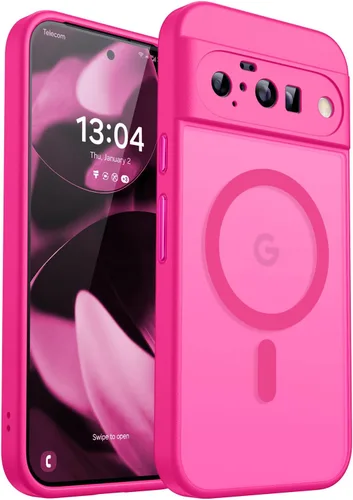 Vista 47 de CANSHN Funda magnética para Google Pixel 9 Pro XL (6.8 pulgadas), mejorada [protección completa de la cámara] [compatible con Magsafe]