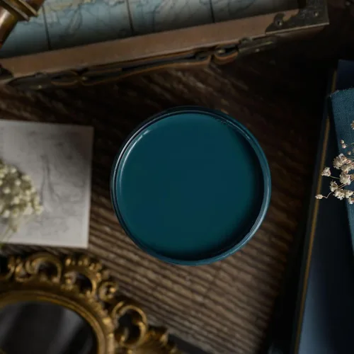 Vista 21 de Pintura para muebles con acabado de tiza Dixie Belle Paint Company - Amatista (4oz) - Pintura mineral de tiza chic púrpura profundo mate