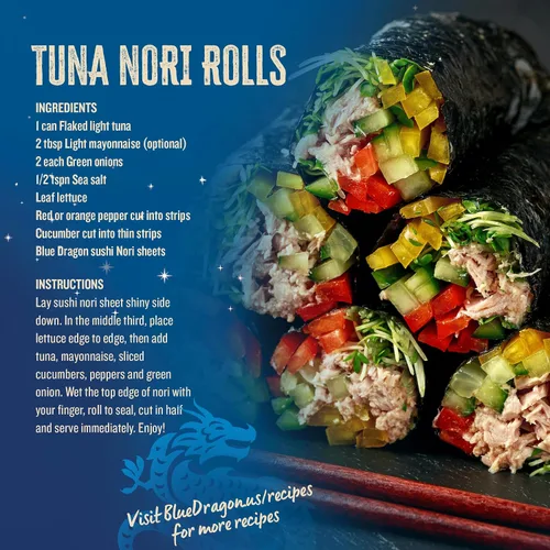 Vista 4 de Blue Dragon Sushi Nori, 0.77 oz