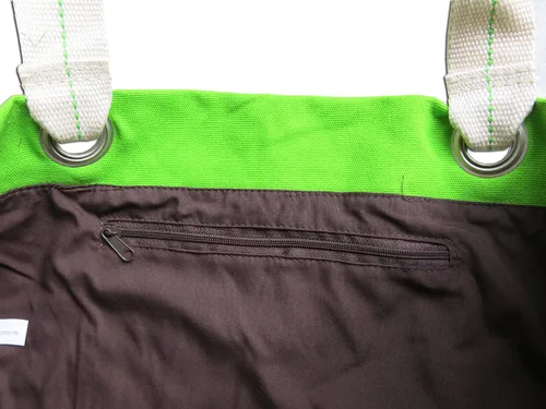 Vista 3 de Broad Bay Clemson Bolso tote RICH Dye Lavado ALGODÓN LONA MODA LIMA, Multi