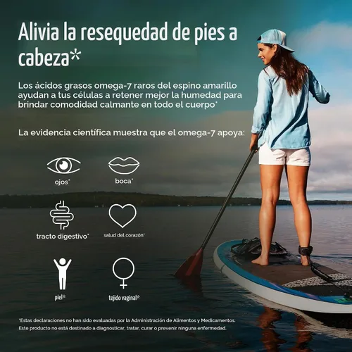 Vista 2 de Terry Naturally Omega - Hidratación de la piel, humedad de los ojos - 60 unidades Skin Hydration, Eye Moisture and Mucous Membrane Health Support.