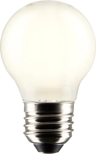 Vista 2 de Satco Bombilla LED E26 de 5.5 W, 2700 K, clasificación de 15000 horas, regulable blanco