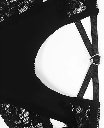 Vista 6 de Banamic Ropa interior sexy para mujer, bragas de encaje, tanga para mujer