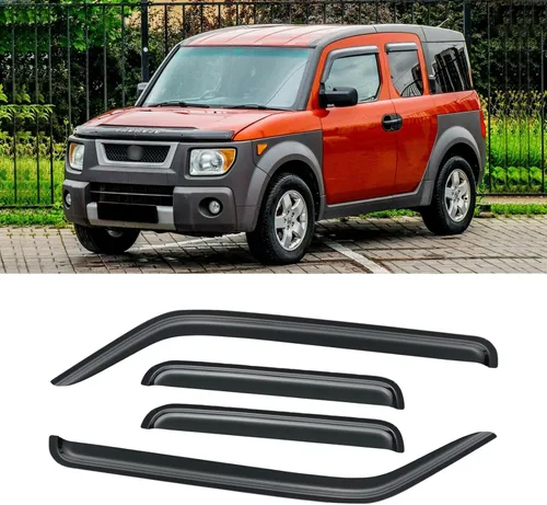 Vista 32 de Protectores de lluvia en canal para Jeep Grand Cherokee L 2021-2026, protectores de visera de ventana, deflector de ventilación, sombra viento humo