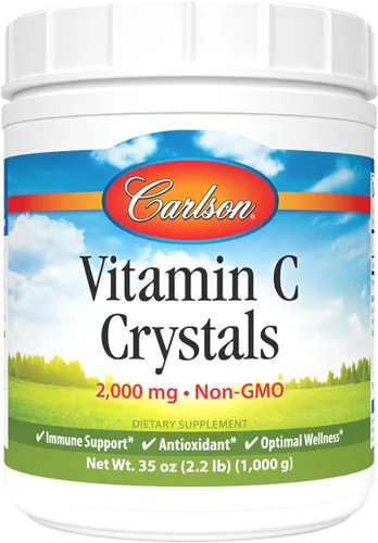 Vista 8 de Carlson Labs Cristales de vitamina C sin OMG, 6 onzas
