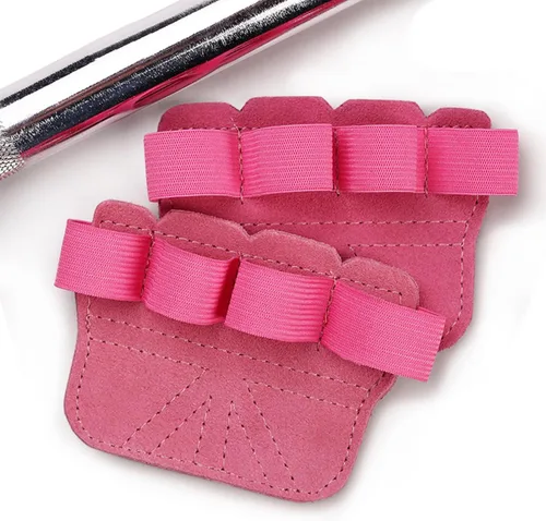 Vista 9 de SUJAYU Guantes de cuero para levantamiento de pesas, guantes de levantamiento de pesas para hombres y mujeres, guantes de gimnasio