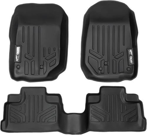 Vista 16 de MAXLINER Juego de alfombrillas de primera fila para Jeep Wrangler 1997-2006