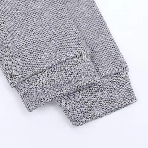 Vista 6 de Mono de conejo de animales de 0 a 3 meses, sudadera con capucha y oreja, disfraz unisex para primavera y otoño (gris)