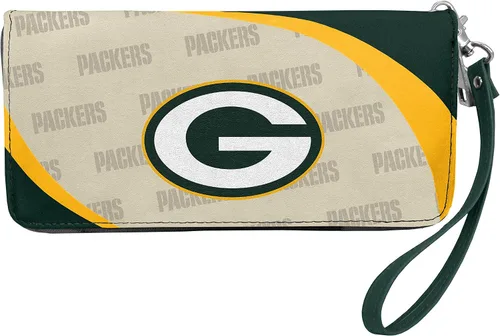 Vista 29 de Cartera organizadora NFL de cierre curvo, negro Pittsburgh Steelers