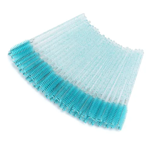 Vista 10 de Tbestmax - 50 unidades de varillas desechables para pestañas, varillas para peinar las cejas para extensiones de pestañas, varillas para pestañas