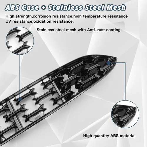Vista 7 de (2 unidades/juegos) CX5 - Insertos de malla para parrilla frontal Mazda CX-5 KF Accesorios ABS Material Protector de rejilla frontal compatible
