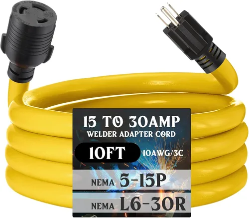 Vista 23 de Tellegloww - Cable adaptador para soldador de 30 amperios NEMA 10-30P a L6