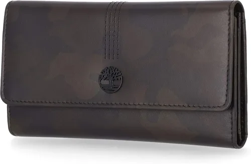 Vista 30 de Timberland - Cartera de piel con solapa RFID para mujer, Rojo, talla única