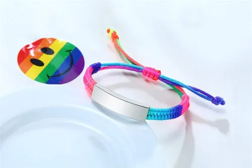Vista 4 de VNOX Pulsera de identificación de alerta médica de emergencia con grabado personalizado gratuito para mujeres, hombres y niños, 4-9 pulgadas