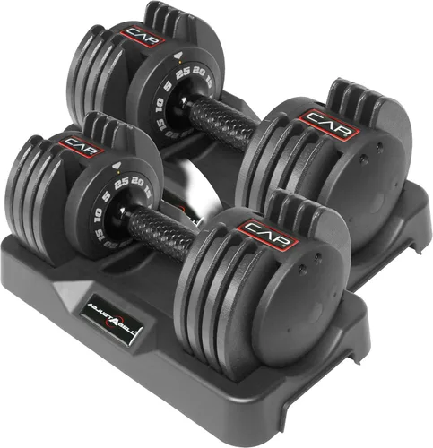 Vista 13 de CAP ADJUSTABELL - Juego de mancuernas ajustables de selección rápida de primera calidad para entrenamiento de fuerza, individuales y pares, 12.5