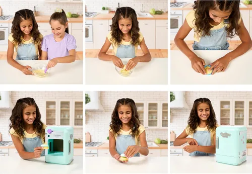 Vista 8 de Cookeez Makery Freezy Cakez. Mezcla y decora a tu mejor amigo de peluche. Coloca tu mezcla de pastel en la congelación y sorpréndete cuando salga un
