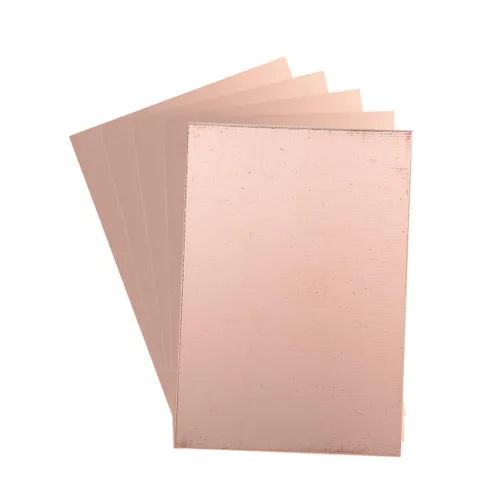 Vista 18 de Uxcell 5 piezas 70x50mm Placa de circuito PCB de doble cara con revestimiento de cobre laminado FR4 de 1mm de grosor para prototipos DIY