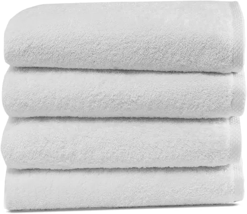 Vista 17 de Toallas turcas clásicas prémium juego de toallas suaves – Incluye toallas de baño de gran tamaño, toallas de baño, toallas de mano, toallas de baño