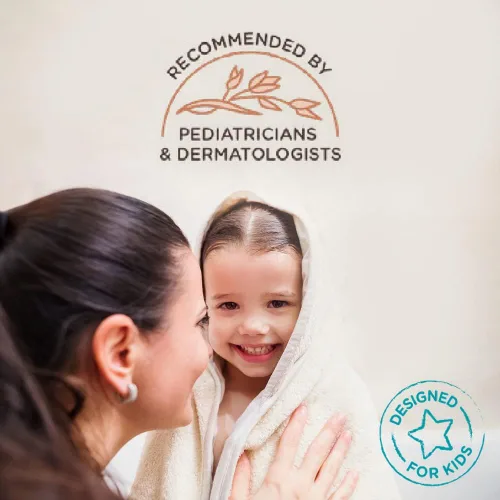 Vista 7 de Aveeno Kids Lavado Facial y Corporal para Piel Sensible con Extracto de Avena, 18 fl. oz con Crema en Gel Facial y Corporal Aveeno para Piel