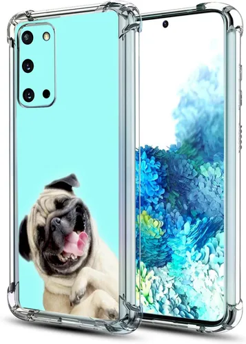 Vista 30 de Funda para Galaxy S20 FE 5G, protección contra caídas de flores de mariposa azul, a prueba de golpes, carcasa protectora de cuerpo completo