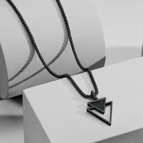 Vista 35 de Galis Collar para hombre, collar de cadena de plata de acero inoxidable de alta calidad para hombres, no se deslustra, cadenas para hombres