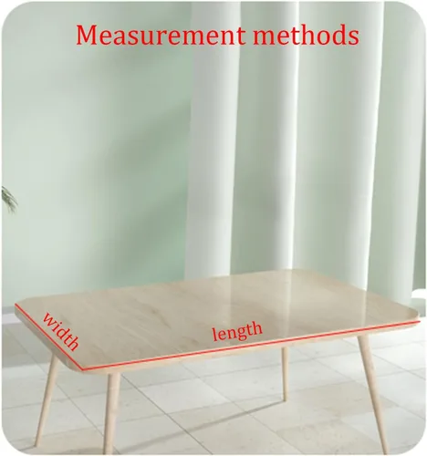 Vista 6 de Protector de escritorio transparente de PVC, cubierta de plástico de 1/0.059 in de grosor, impermeable, resistente al aceite, mantel rectangular