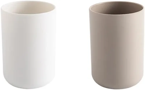 Vista 2 de Soporte para cepillo de dientes estilo japonés, accesorios de baño, soporte para pasta de dientes, vaso de brochas de maquillaje, soporte