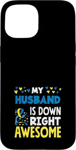 Vista 6 de My Husband is Down Right Awesome Down Syndrome Awareness Case for iPhone 17