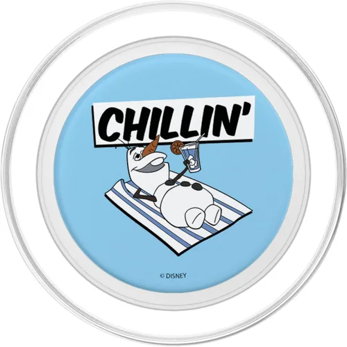 Vista 2 de Disney Frozen Olaf Chillin' Summer Portrait PopSockets MagSafe PopGrip para iPhone