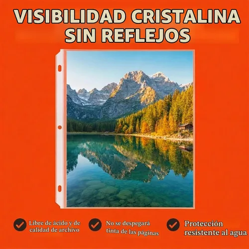 Vista 6 de Performore Paquete de 50 protectores de hojas transparentes Fundas de plástico resistentes de 8.5 x 11 pulgadas Protectores de página