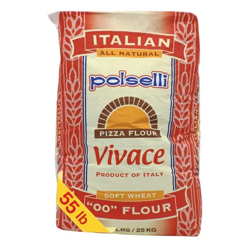 Vista 6 de Vivace, Tipo "00" Harina Doble Cero, Harina OO, Napoletana, Romana, Mezcla Tradicional para Masa de Pizza, Pasta, Pan, (5 kg) 11 lbs por Polselli