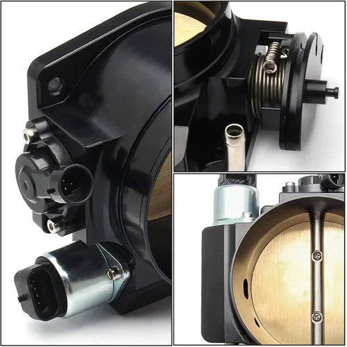 Vista 3 de Cuerpo del acelerador de 92 mm para LS1 LS2 LS3 LS6 LS7 LSX Colector de admisión con sensores de posición del acelerador TPS y control de aire