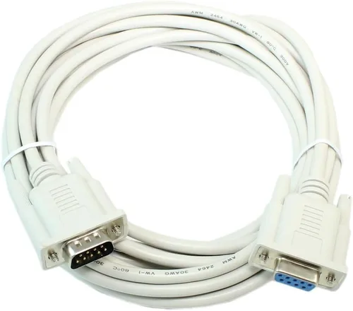 Vista 2 de MyCableMart - Cable serie de 15 pies, DB9/DB9 RS232 macho a hembra
