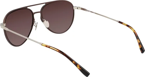Vista 4 de Lacoste Brown Aviator - Lentes de sol para hombre L243SE 210 58, Marrón
