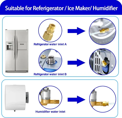 Vista 5 de Línea de agua para refrigerador PEX de 15 pies - Accesorios de compensación